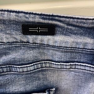 Ladies denim shorts, size 12, brand Liverpool,  good condition, 6 inch inseam